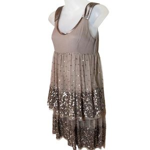Twin Set by Simona Barbieri Sequin Dress XS Italy